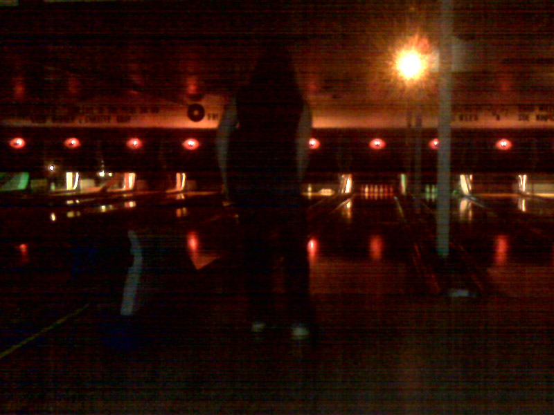 Karaoke bowling!